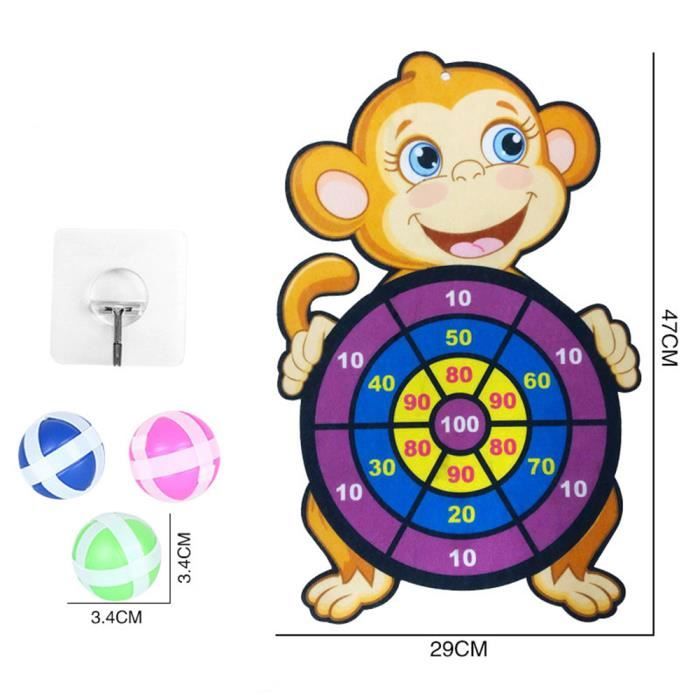 Blanche - Cible de Tir avec Balle Collante par Scratch pour Enfant, Jeu Créatif pour Sports de Plein Air et d - Jeux - Jouets Blanche - Cible de Tir avec Balle Collante par Scratch pour Enfant, Jeu Créatif pour Sports de Plein Air et d - Jeux - Jouets