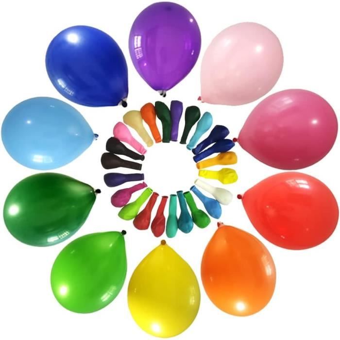 Ballon de Baudruche, 200 Pièce Ballon Multicolore, Ballon