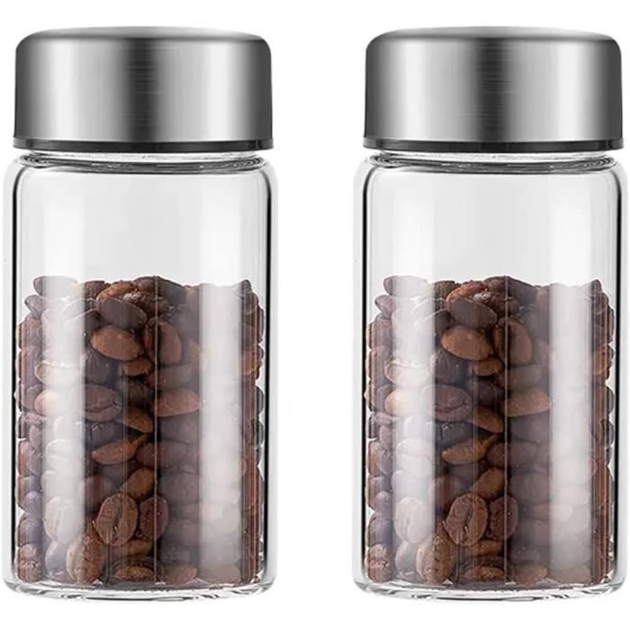 2 Pcs Portable Mini Vide Thé Boîtes avec Couvercles Hermétiques pour