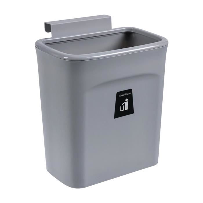 9L Poubelle Cuisine Suspendue, Poubelle Suspendue Cuisine Avec Couvercle, Cuisine Poubelle