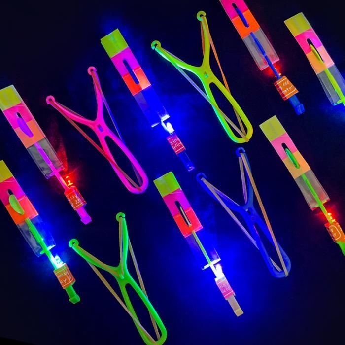 FORMIZON Jouets Lumineux LED, 8 Pièces Jouets Volants, LED Allume Jouets Lueur dans Les Cadeaux