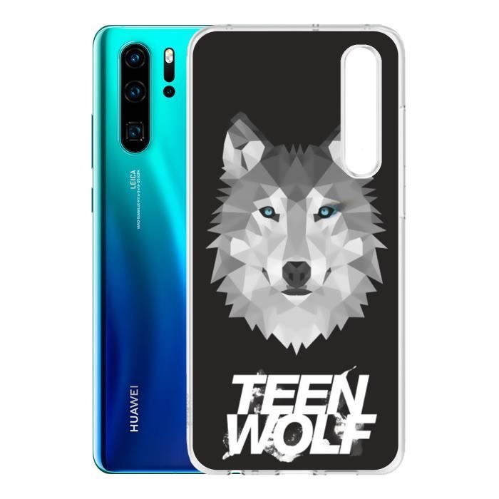 Coque Souple Transparente Imprimée Loup Pour Huawei P9 - Marque Novago, Neuf