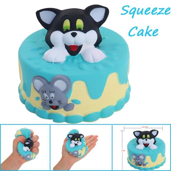 Gateau Mignon De Baleine Chat Decor Hausse Lente Enfant Squeeze Soulager Anxiet Jouets Cadeaux Dx14 Cdiscount Maison