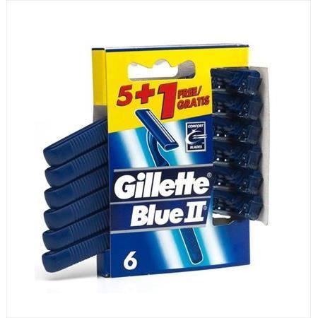 Gillette Blue II Rasoirs Jetables (5+1 unités)