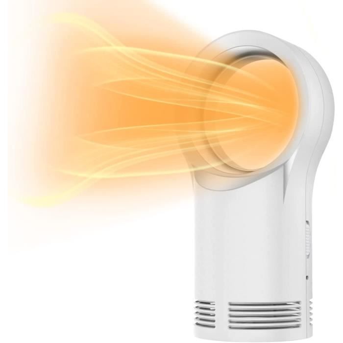 Mini Radiateur Soufflant 1200W Économie D'Énergie - Chauffage PTC Rapide Et Silencieux Pour Salon, Chambre, Salle De Bain