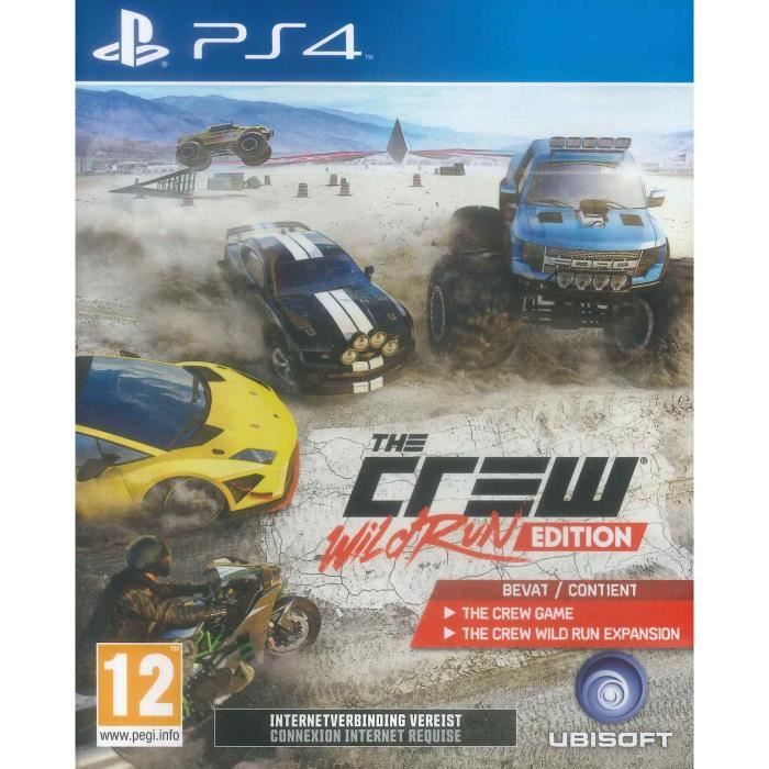 Jeu Vidéo - The Crew Wild Run Edition - PS4 - Gamme Jeu - Support PS4