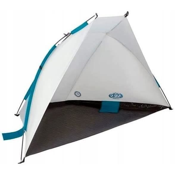 Tente De Plage Anti-UV 80+ Avec 2 Portes Zippées – 170x140x115 Cm, Fibre De Verre, 1,7 Kg