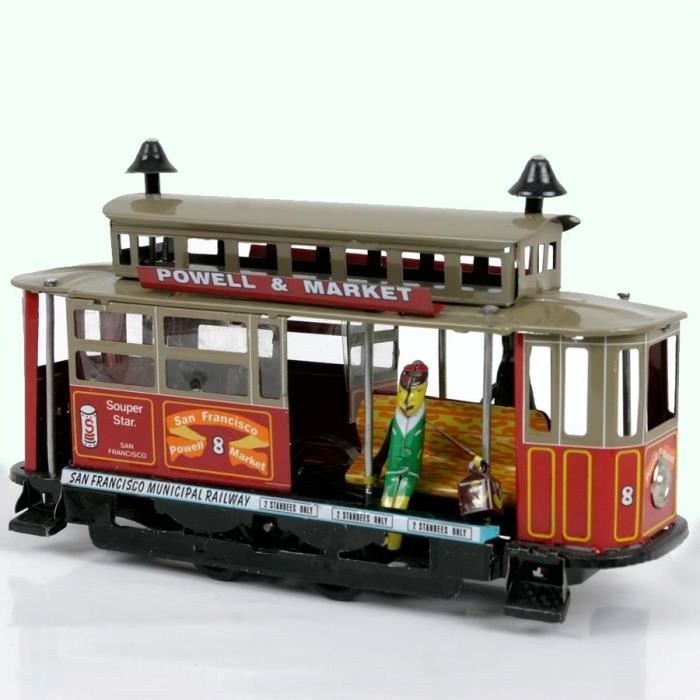 Jouet Vintage GRIP 2125 Trambino Tramway Trolley Jaune Wagon Jouet Vintage GRIP 2125 Trambino Tramway Trolley Jaune Wagon