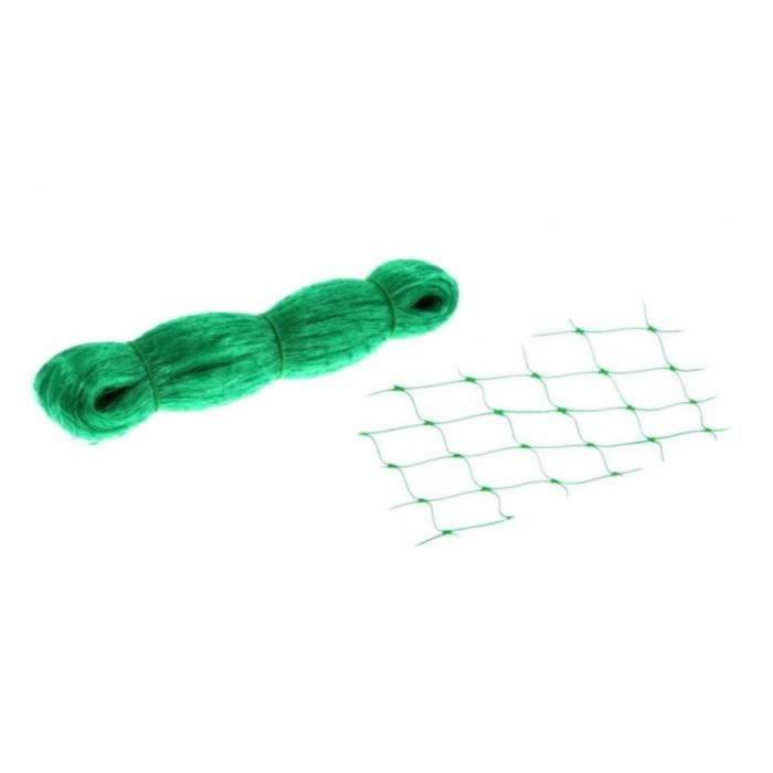 Filet Anti-Oiseaux 2,1x15,3m - Maille 15mm - Protection Jardins Et Arbres Fruitiers - Avec 20 Attaches