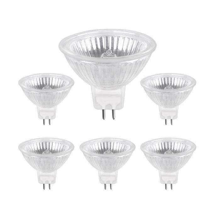 Ampoule Halogene GU5.3 50W 12V, 680lm Blanc Chaud 2700K Dimmable