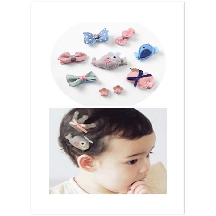 Barrettes Fille Bebe 9pcs Pinces A Cheveux Enfant Fleursnoeud Papillon Anti Glisse Barrettes Cheveux Filles Noeuds Fillette Bo Cdiscount Beaux Arts Et Loisirs Creatifs