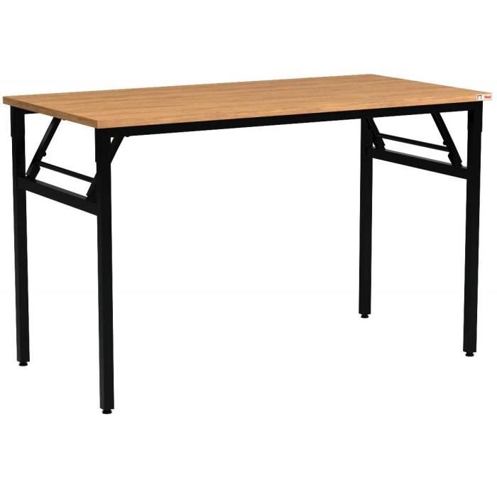 Need Bureau D Ordinateur Informatique Pliante 120x60cm Table D Etude A Diner Pliable Pour Maison Bureau Teck Chene Couleur Ac5bb Achat Vente Bureau Need Bureau D Ordinateur Infor Cdiscount