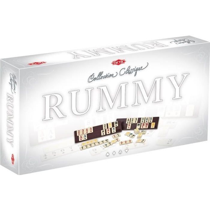Jeu De Société Tactic Rummy – 2-4 Joueurs, À Partir De 7 Ans