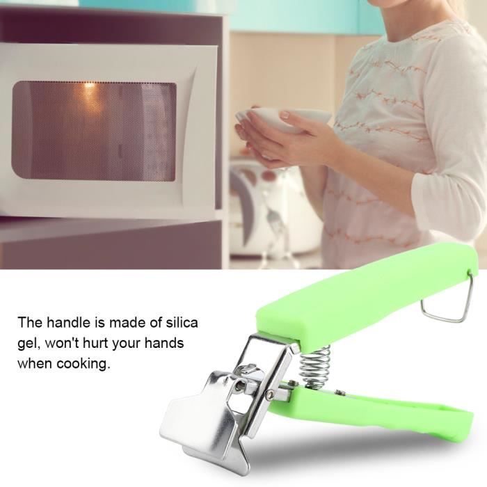 Pince Pour Bol Et Poêle - Support Anti-chaud En Silicone Et Acier Inoxydable