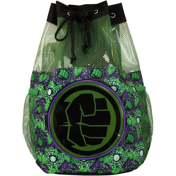 Hulk. Hulk Sac à cordon Visiter la boutique MarvelMarvel Hulk Sac de sport avec cordon de serrage Avengers Sports Natation PE Kit sac à dos 