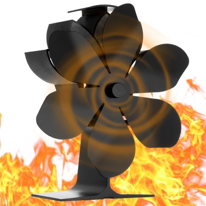 SF514G Ventilateur de cheminée pour poêle à bois, silencieux, en