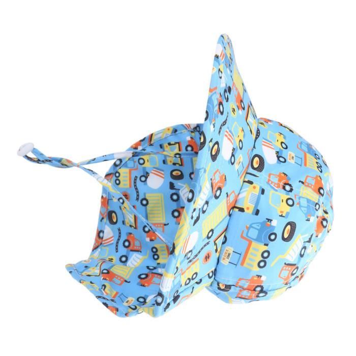 Sterntaler Chapeau De Soleil Enfant Avec Cordon De Serrage - Protection UV Popeline Bio