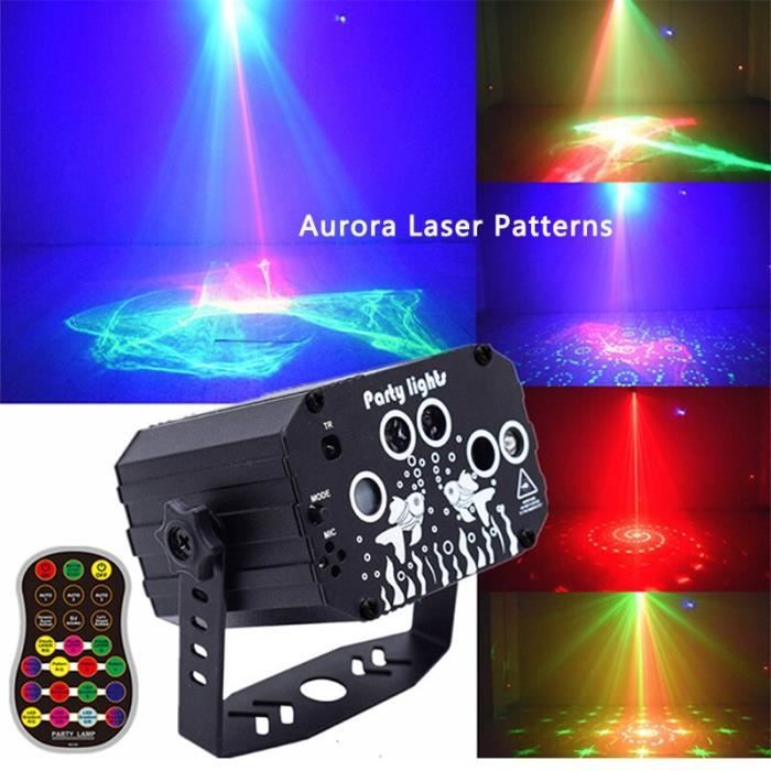 Lampe Led Disco Avec Projecteur Laser Rechargeable Par Usb Effet Stroboscopique Pour Scène