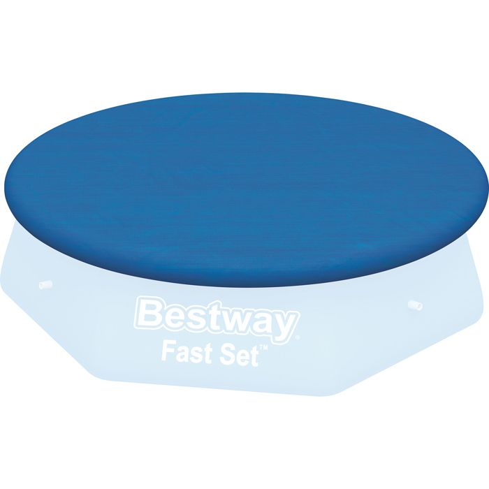 Bâche 4 saisons pour piscine Bestway Fast Set ronde 244cm - Bleu