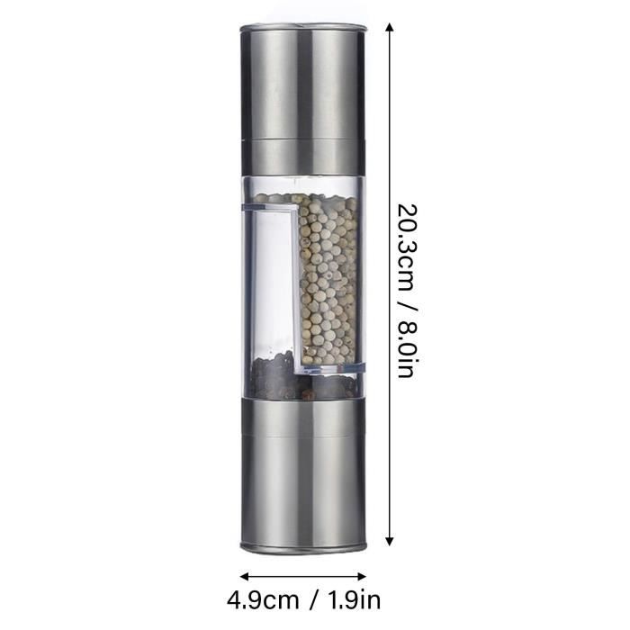 SURENHAP Moulin à Poivre Manuel Moulin à Poivre En Bois, Grossièreté