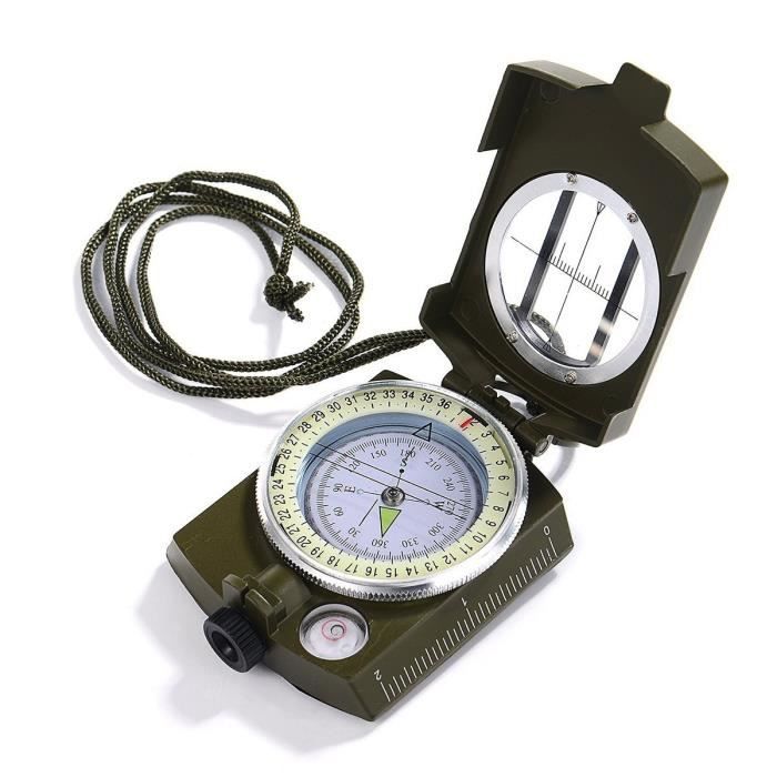 Etanche Géologie Compass Visée camping en plein air Randonnée Boussole