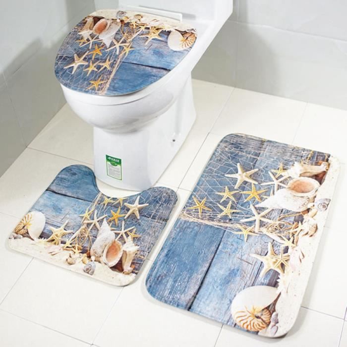 Grenouille décorative des animaux assis dans la baignoire des toilettes Tapis de salle de bain tapis de porte anti-dérapant tapis de salle de bain pour enfants accessoires de salle de bain 40x60cm