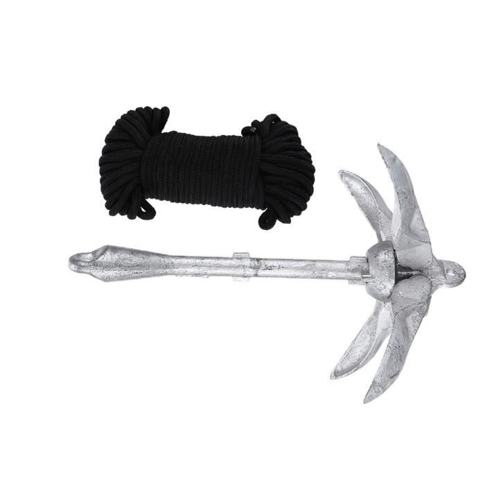 Grapde Bateau Ancre Marine Ancre De Kayak De Bateau Pliable En