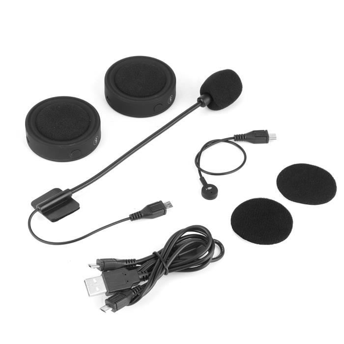 FreedConn Interphone Moto Bluetooth 5.2 Stéréo IP65 - Casque Avec Suppression Bruit - Son Clair Haute Vitesse