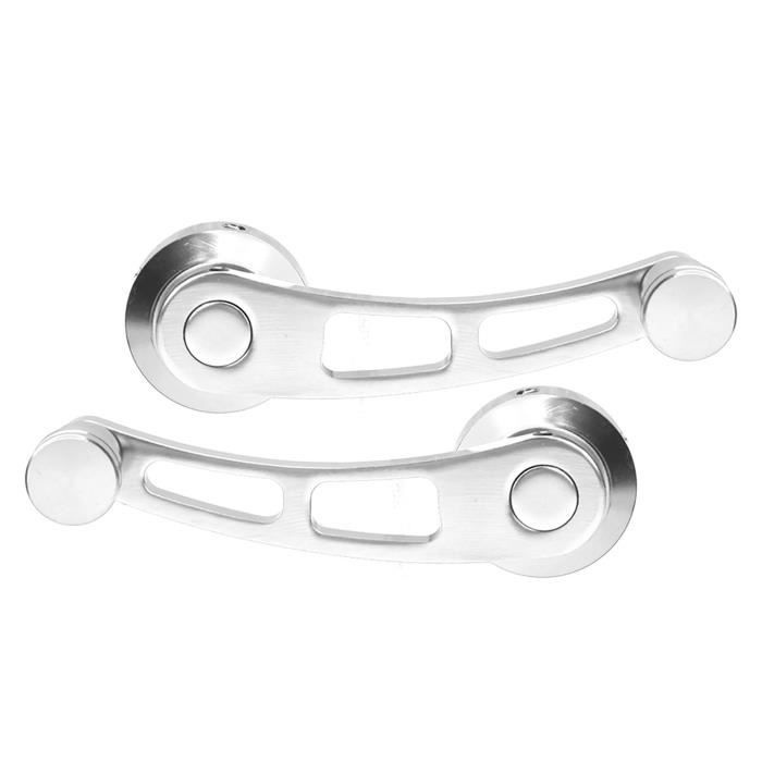 Manivelles VTT Curve Vintage 176 Mm, Triple Plateau, Carré Conique, Argent, Années 90