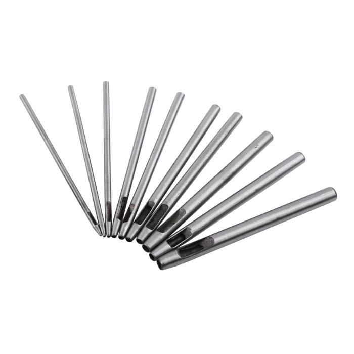 Poinçon Rond 3mm Pour Cuir - Outil De Découpe Cercles Pour Ceintures, Sacs DIY