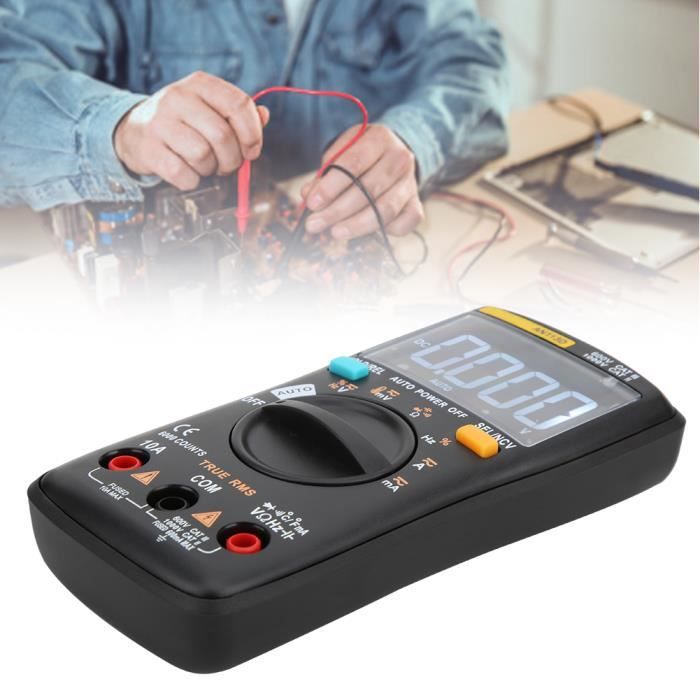 Multimètre Numérique BESTOOL - Auto-range 4000 Counts, Mesure DC/AC, Testeur Compact