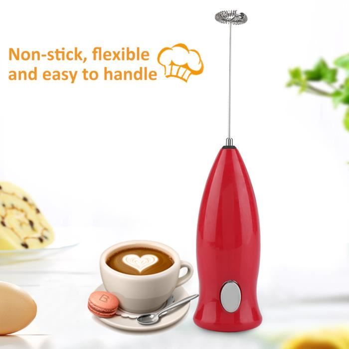 Fouet De Cuisine De Buyer 28 Cm - Fils En Silicone, Manche Rouge Ergonomique, Idéal Pour Pâtisserie