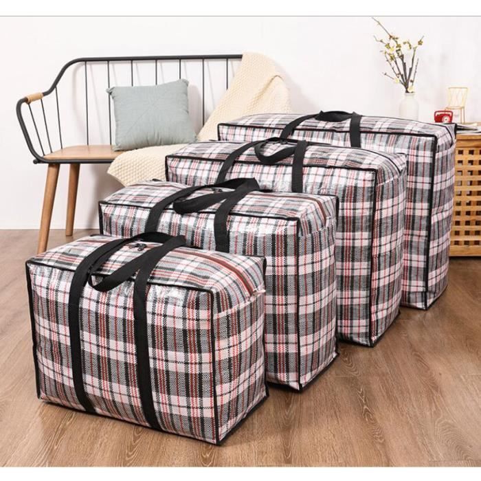 4pcs S XL Grands sac cabas multi usages Gris Cdiscount Bagagerie