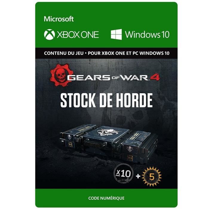 Dlc Gears Of War 4 Stock De Horde Pour Xbox One Et Windows 10 Cdiscount Jeux Video