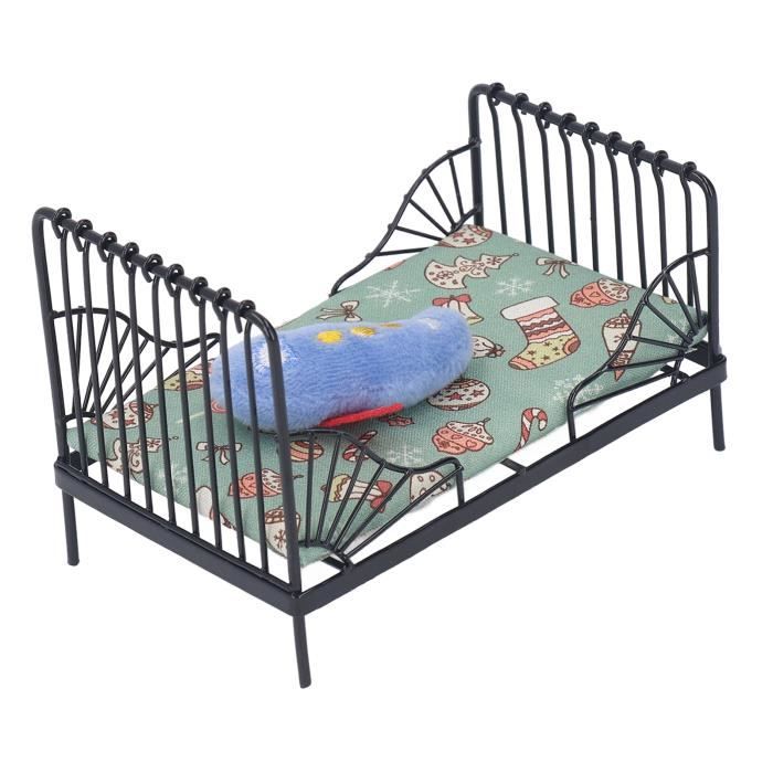 1:12 Maison De Poupée Meubles Miniatures Chambre à Coucher Lits