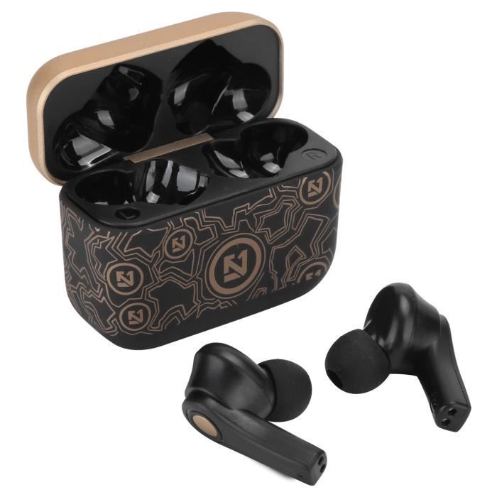 Casque Audio Sport Sans Fil Bluetooth, Stéréo, Noir Et Rouge, Générique