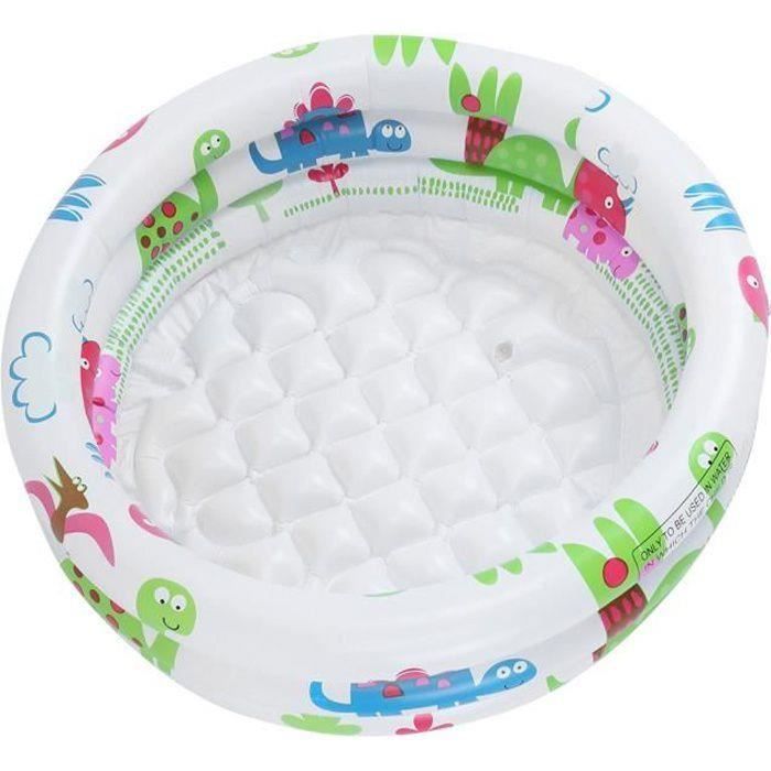 Piscine Gonflable Enfants 90 Cm - Pataugeoire PVC Pliable Pour Bébé, Jeux D'Eau Sécurisés