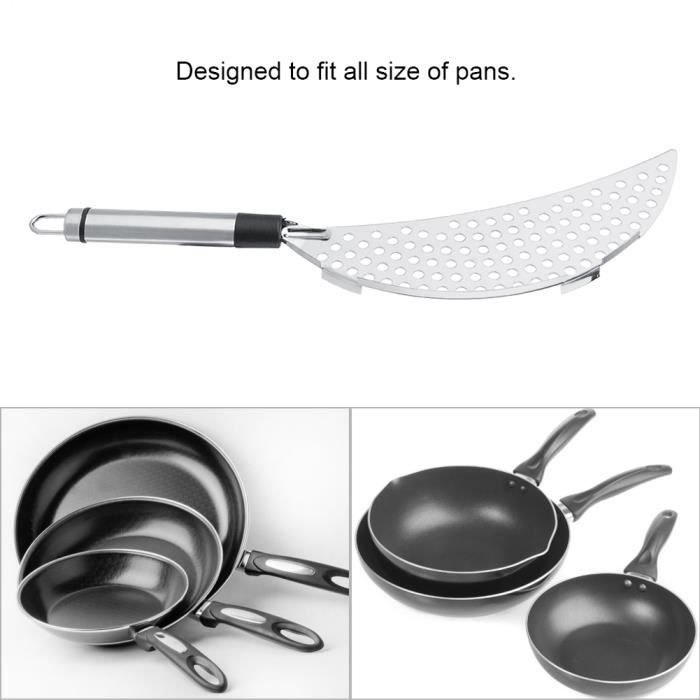 Passoires Alimentaires En Maille Fine, MXTIMWAN Passoire à Clipser En Silicone De Qualité Alimentaire Pour Poêle Passoire Taille Universelle Filtre