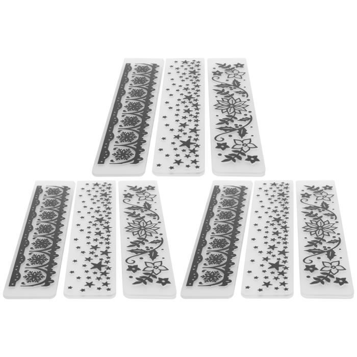 Diy Album Photo Classeur Gaufrage 3D Briartw - Motif Lotus Pour Scrapbooking, Cartes - Plastique Transparent Papeterie Créative DIY