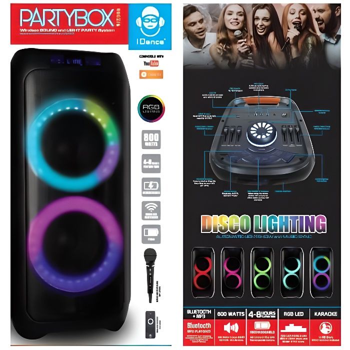 Idance bluetooth party speaker Clearance