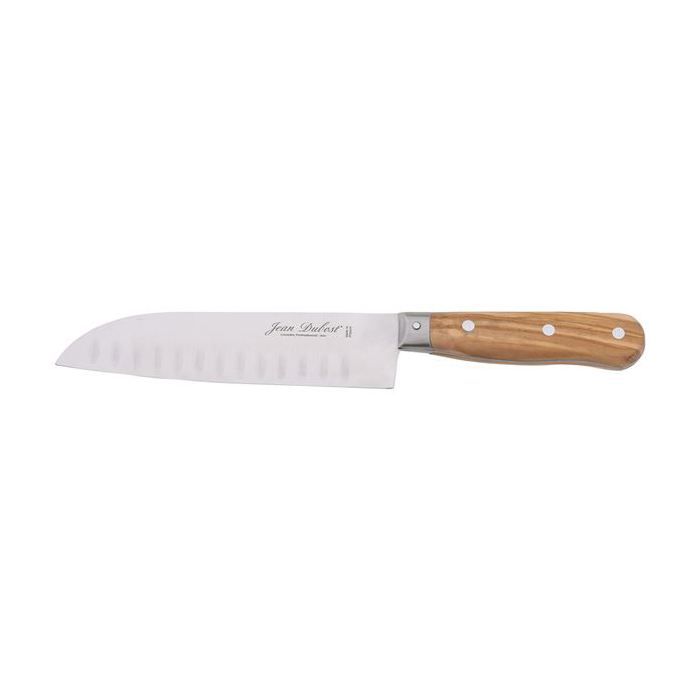 JEAN DUBOST Couteau Santoku 17 cm 1920 Olivier - vue 3