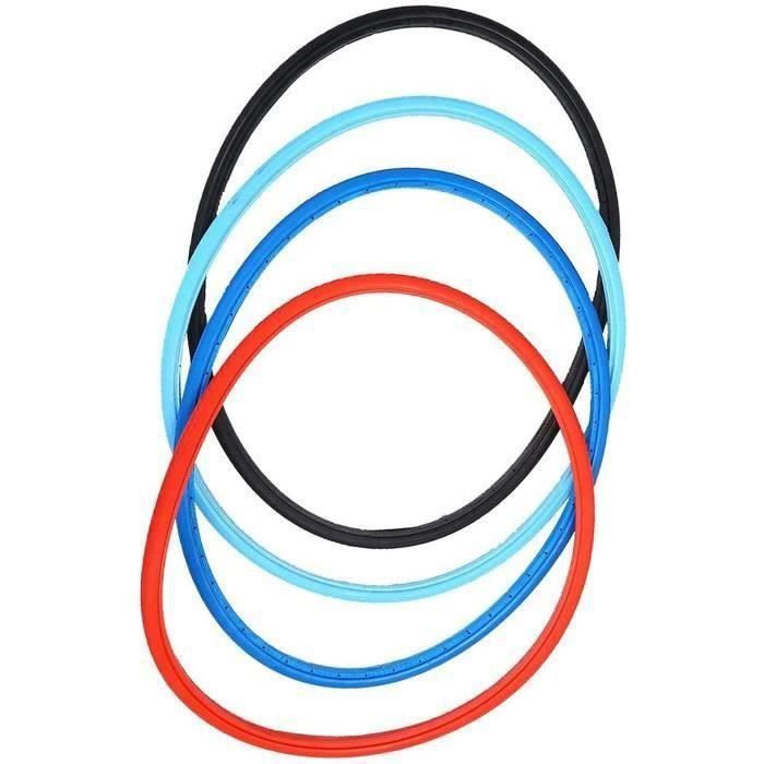 Pneu Vélo De Route Solide 700x23C - Sans Chambre à Air, Anti-crevaison - Matériau Polyuréthane - Couleurs Disponibles (noir, Bleu, Rouge, Etc.)