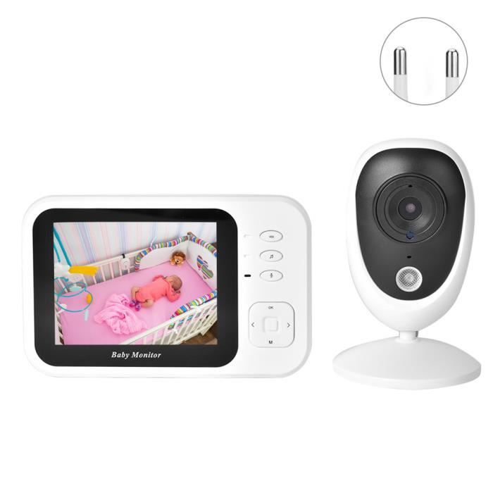 BEF Baby phone TFT sans fil numérique bébé moniteur IR vision nocturne ...