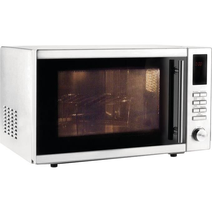 Four micro ondes 23l + grill 1000W - LACOR - Pose libre - Gris - Lacor