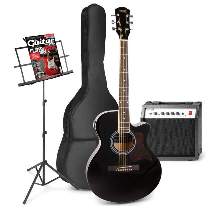 Découvrez la Guitare Électrique Acoustique MAX ShowKit : Le Set Complet Idéal pour Débutants et Guitaristes Avancés