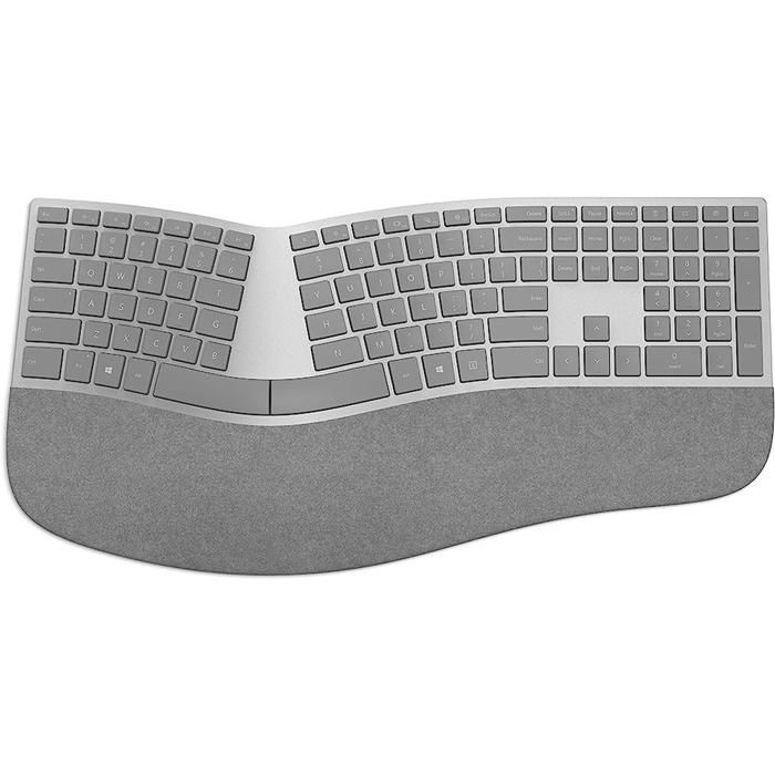 Microsoft – Surface Ergonomic Keyboard – Clavier sans fil Bluetooth ergonomique compatible Windows et macOS Clavier AZERTY français – 3RA 00004