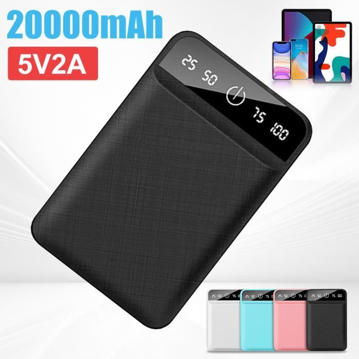 Batterie pour Gilet Chauffant - MIOLOE - 20000 mAh - Lithium Polymère - USB - Noir