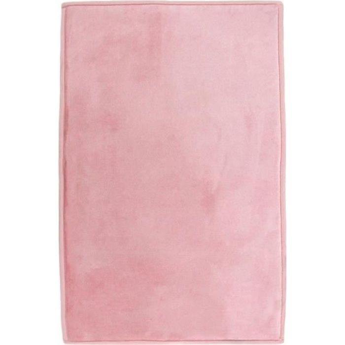 FLANELLE Tapis 60x90 cm Rose poudré