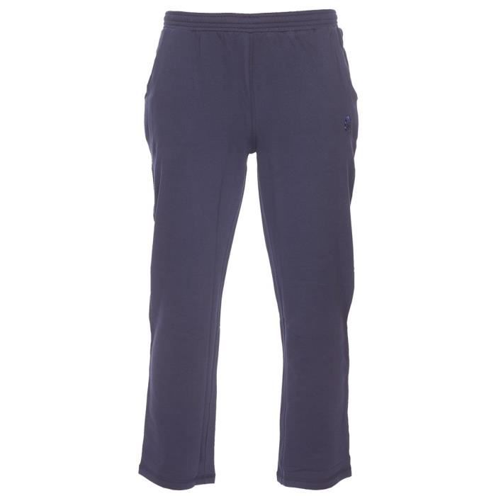 Pantalon de Jogging Noir Grande Taille Ahorn Sportswear