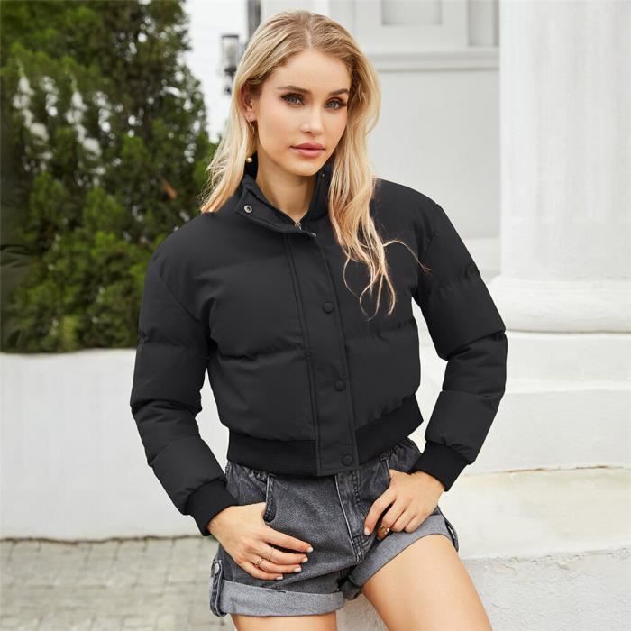 Doudoune hotsell courte noir